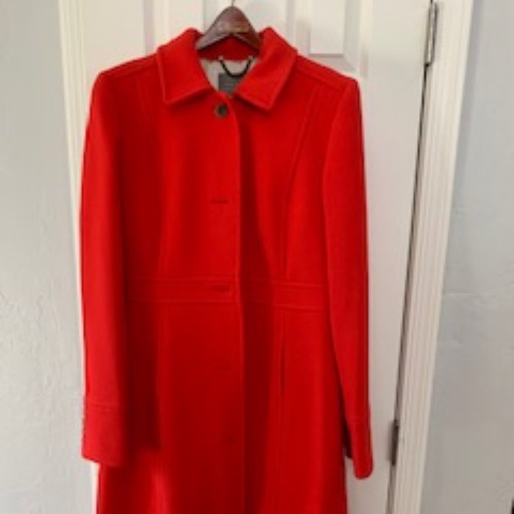J Crew Double Cloth Coat, Size 12 Tall